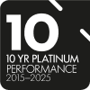 SuperRating 10 Year Platinum Performance