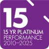 SuperRating 15 Year Platinum Performance