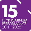 SuperRating 15 Year Platinum Performance