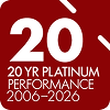 SuperRating 20 Year Platinum Performance