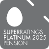SuperRating Platinum 2025 Pension