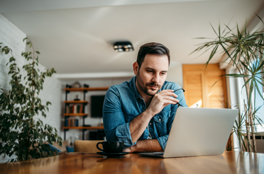 Man on laptop