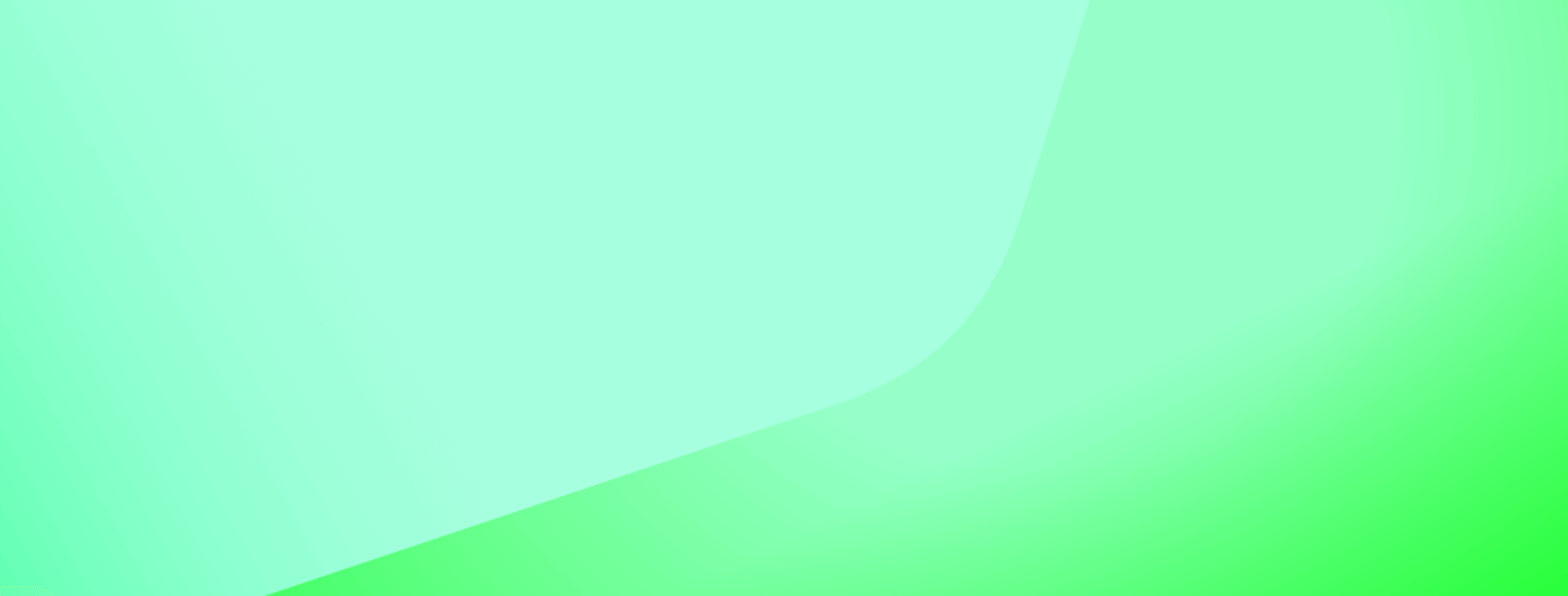 green banner