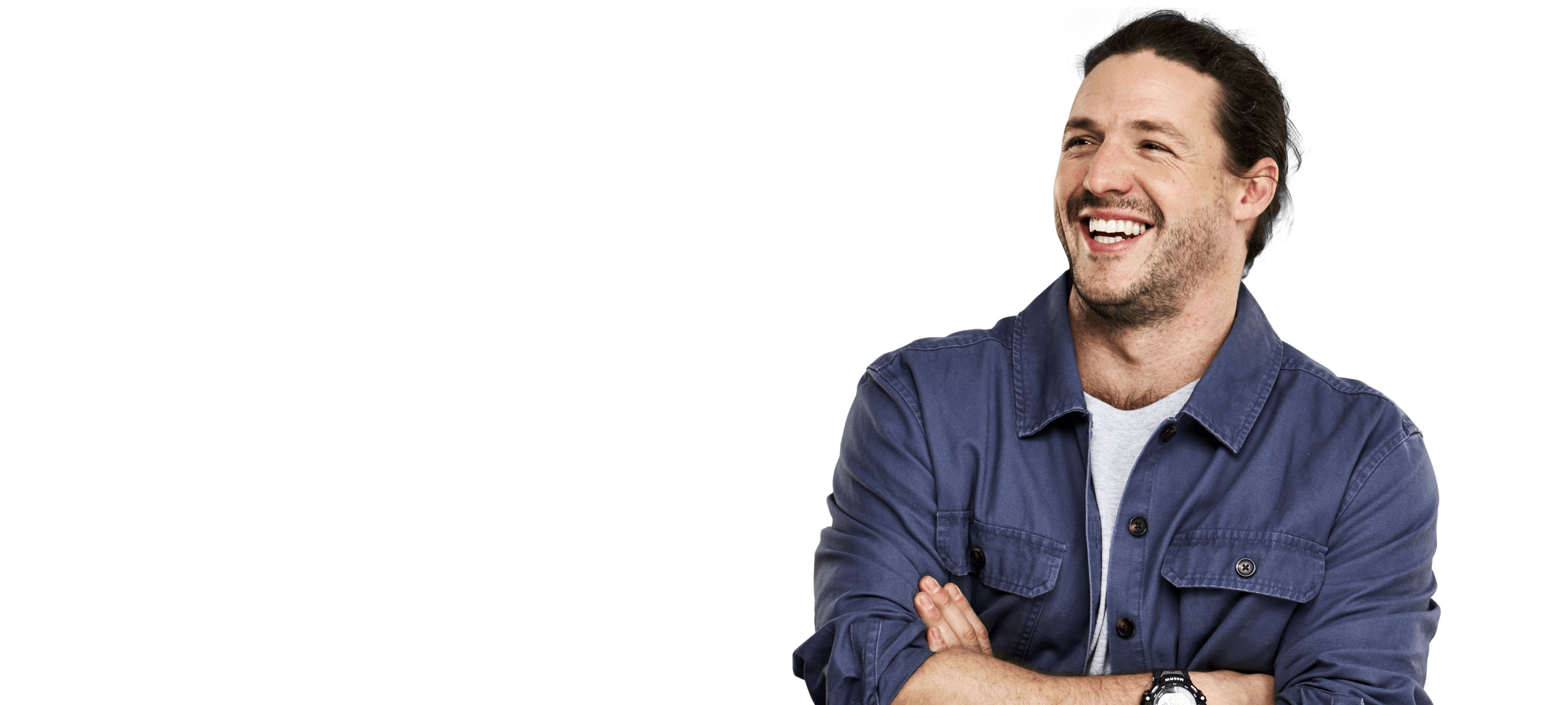 a happy smiling man