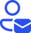 person with letter icon