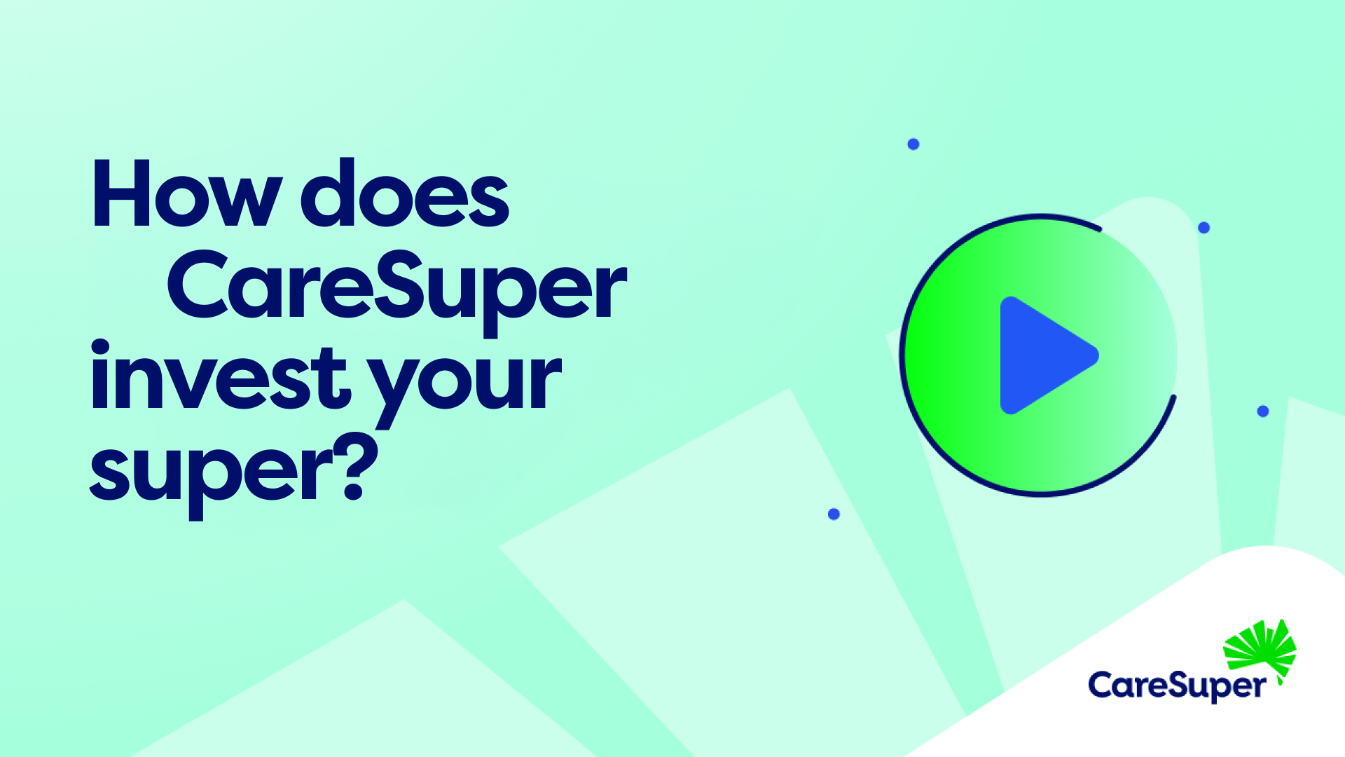 Video thumbnail featuring how CareSuper invest