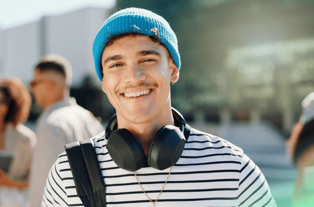 Photo of a young happy member