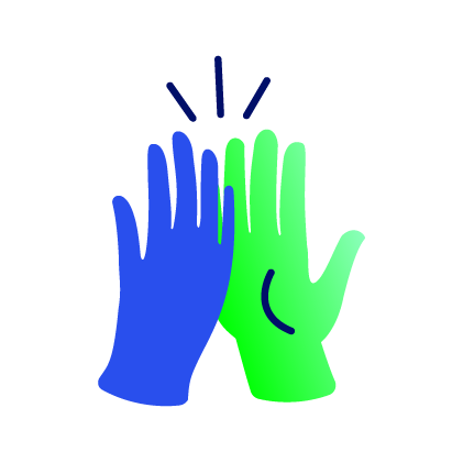 high five pictogram