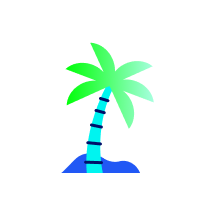 Palm tree pictogram