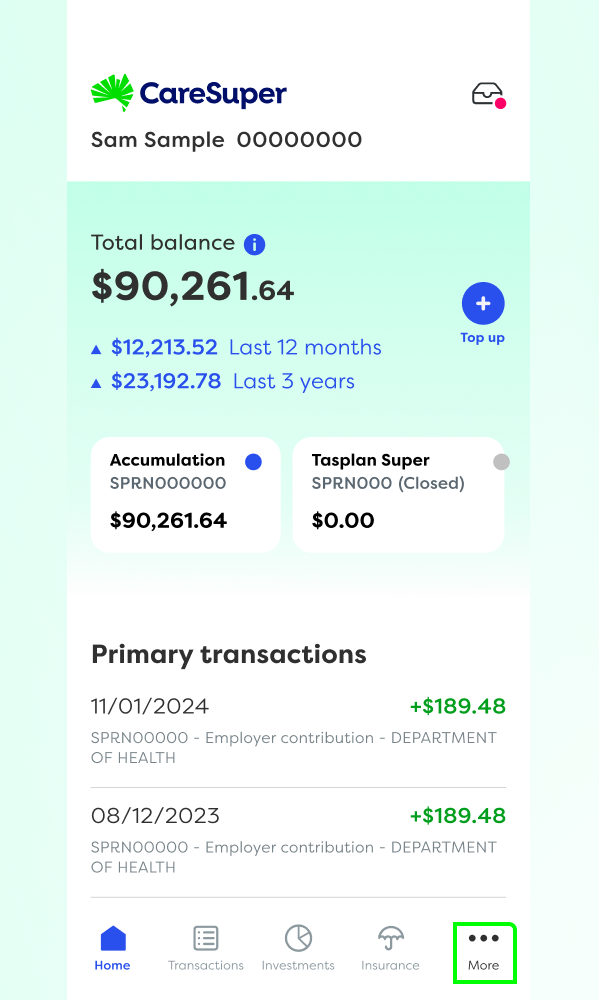 mobile app screenshot