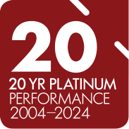 20 Year Platinum Performance award